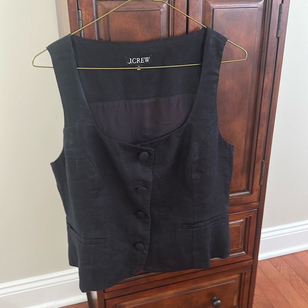 J crew linen top